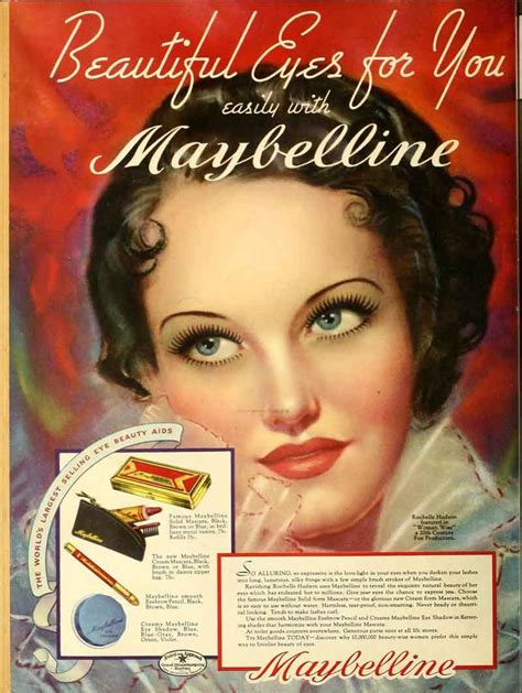 The Secrets Of Applying S Cake Mascara S Makeup Vintage Makeup Ads Vintage Beauty