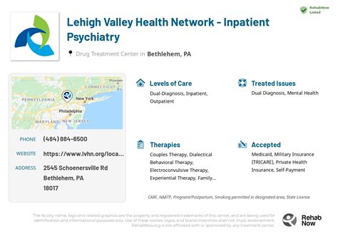 lehigh valley health network inpatient psychiatry bethlehem pa