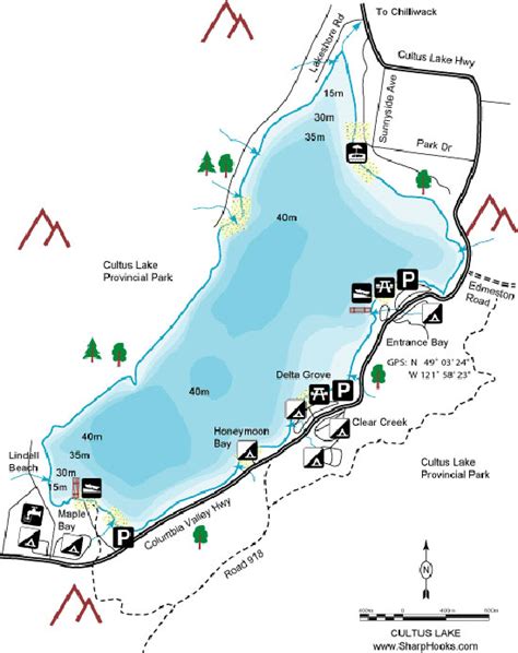 Share your current view of the map! Cultus Lake BC Maps - alluraDirect.com