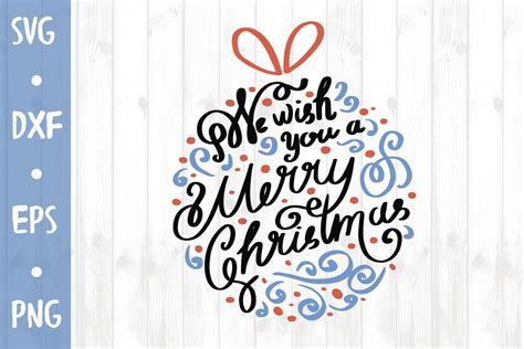 Merry Christmas Svg Cut File By Milkimil Thehungryjpeg
