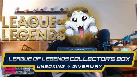 League Of Legends Collectors Box Unboxing And Giveaway Youtube