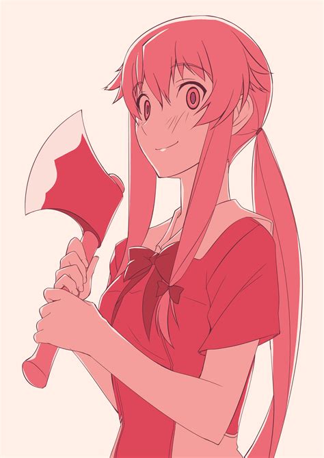 Gasai Yuno Mirai Nikki Drawn By Murakamisuigun Danbooru