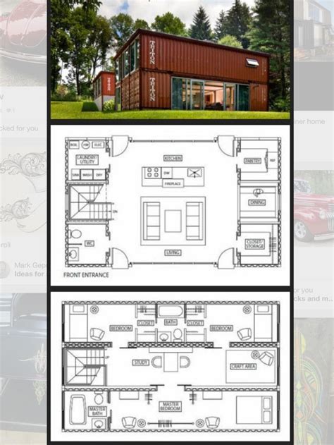 Container Home 6 Container Floorplan Shippingcontainer Floorplan
