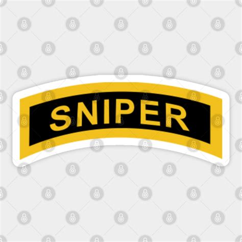 Sniper Tab Black And Gold Sniper Tab Black Gold Sticker Teepublic