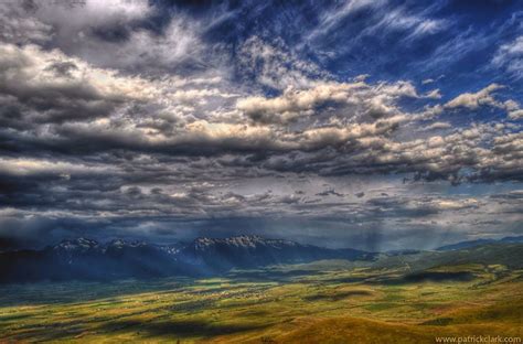 Patrick Clark Above The Bison Moiese Mt Montana Landscape Big