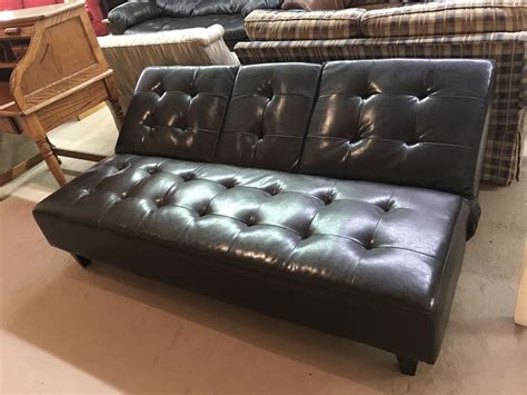 Brown Leather Futon Delmarva Furniture Consignment