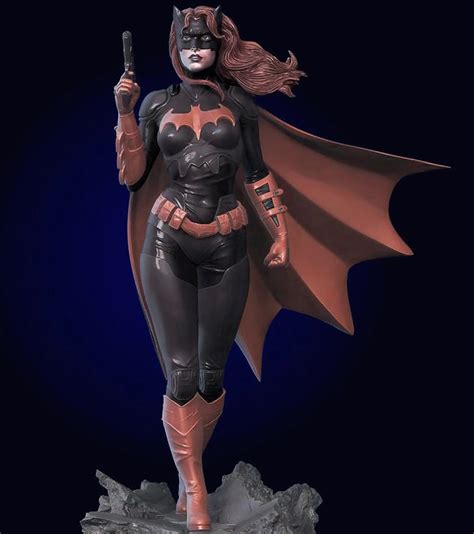 Batwoman Dc Comics 3d Print Model By 3dmodeldesigner