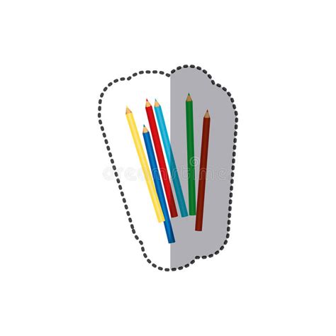 Color Pencils Color Icon Stock Illustration Illustration Of Creative