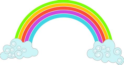 Png Rainbow With Clouds Transparent Rainbow With Cloudspng Images