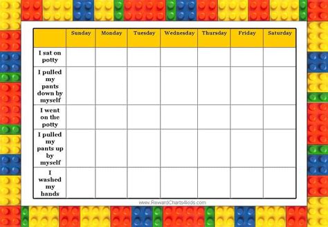 Le Nouveau Style Est Arrivé Re Useable Lego Reward Behaviour Chart Free