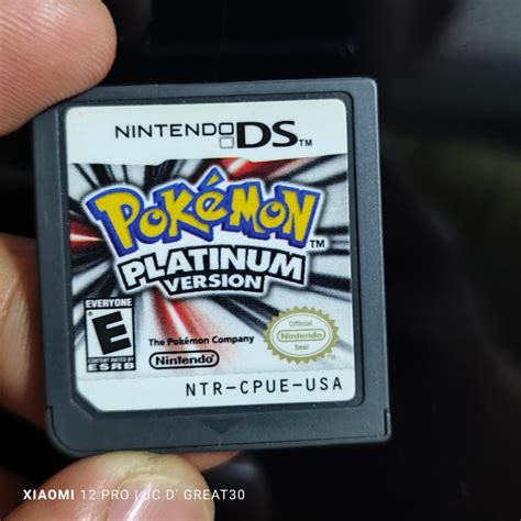 Pokémon Platinum Ds Game Authentic Video Gaming Video Games Nintendo