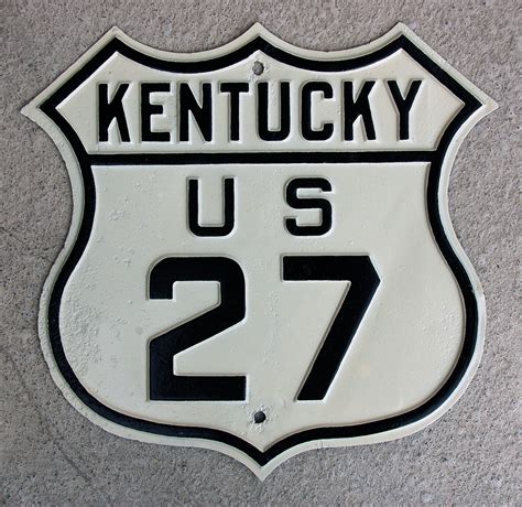 Kentucky U S Highway 27 Aaroads Shield Gallery