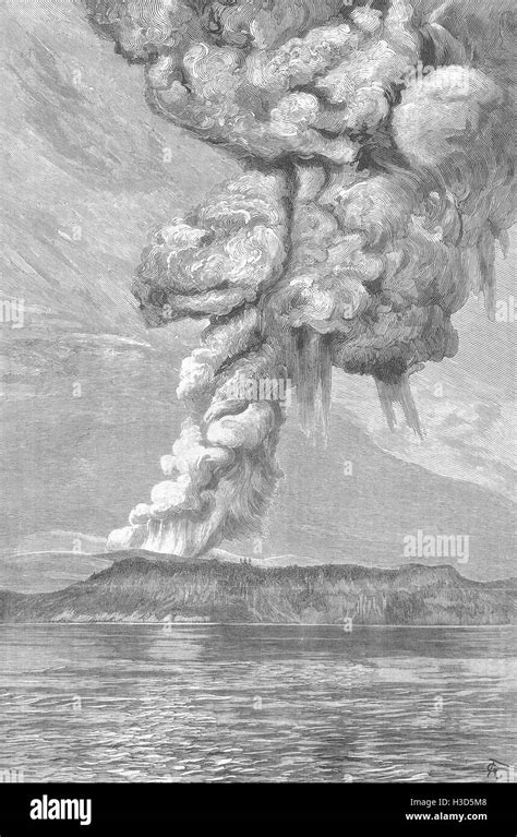 1883 Eruption Krakatoa Hi Res Stock Photography And Images Alamy