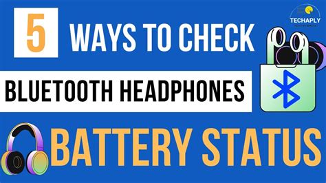 5 Ways To Check Bluetooth Headphones Headset Battery Status Youtube