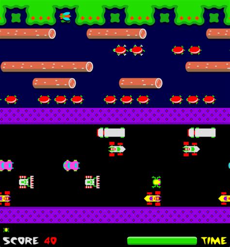Palanca y un botón otras versiones: Juego La Rana un Clasico Arcade | Juegos-gratis-cool