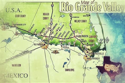 Map Of Texas Rio Grande World Map