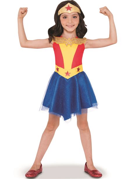 Einen überblick über die einzelnen zeitabschnitte gibt es hier. Wonder Woman™-Kostüm für Mädchen blau-gelb-rot , günstige ...