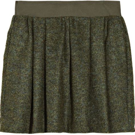 see by chloé wool blend tweed skirt 195 liked on polyvore featuring skirts bottoms gonne