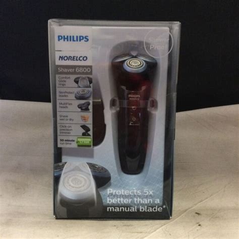 Philips Norelco Series 6000 Wet And Dry Electric Shaver Black S688081