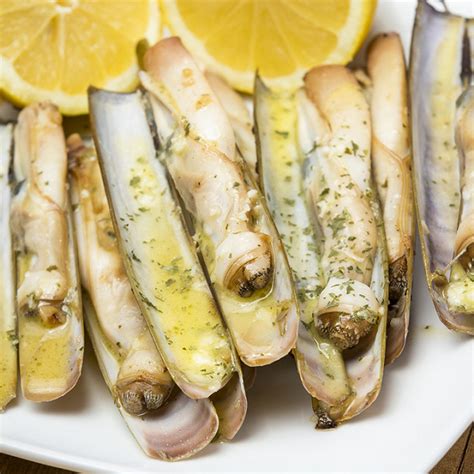 Recette Couteaux à la poêle