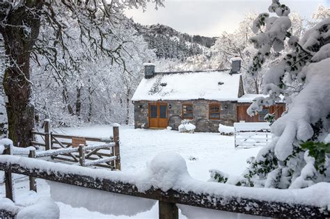 Scotland Dazzles Under Powdery Layer Of Snow As The Country Is Hit By