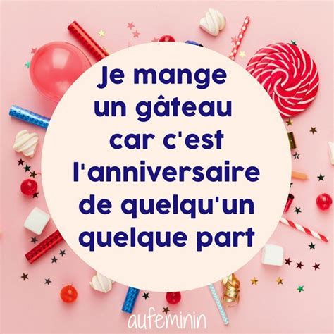 Phrase Pour Un Anniversaire