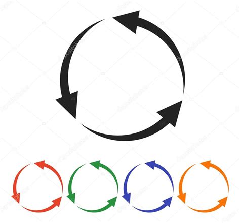 Circular Arrows Icon Stock Vector Image By ©best3d 57180479