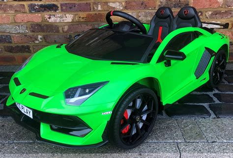 Whether you're zooming it around an empty basement, out in the driveway the best remote control cars are easy to navigate and have options no matter what your budget may be. Kids Licensed Lamborghini Aventador SV Roadster 12V ...