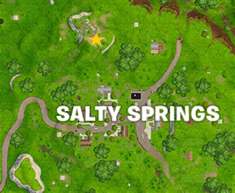 Salty Springs Treasure Map Fortnite Maping Resources