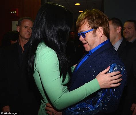 Grammys 2013 Even Elton John Cant Stop Staring As Katy Perry Flaunts
