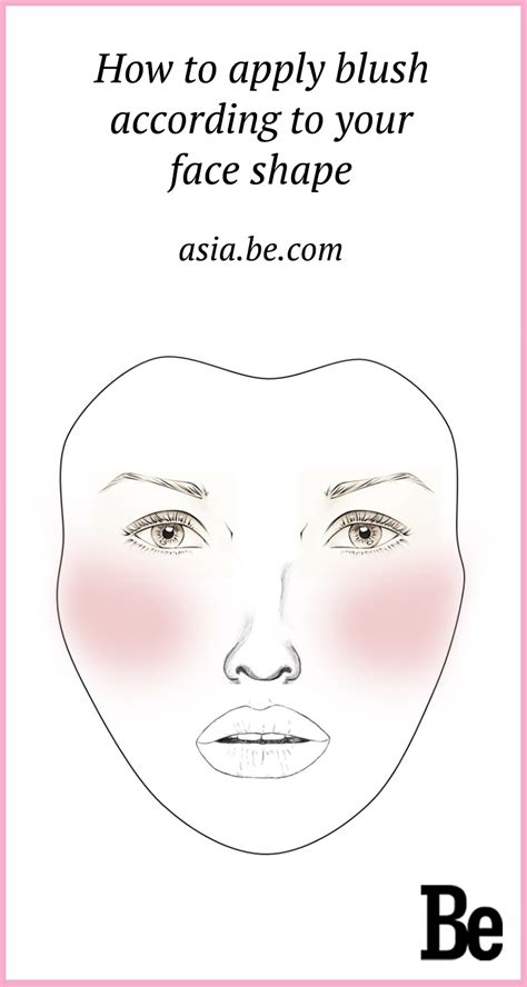 here s how you should be applying blush to flatter your face shape beauty makeup diy
