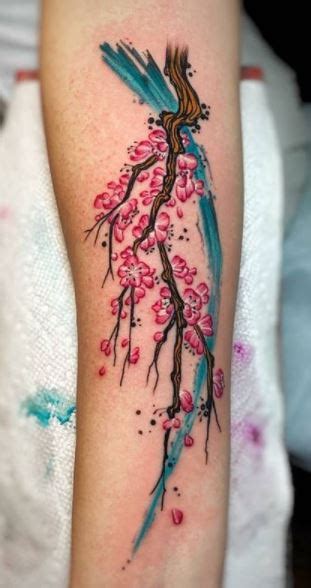 75 Trendy Cherry Blossom Tattoos Ideas And Meanings