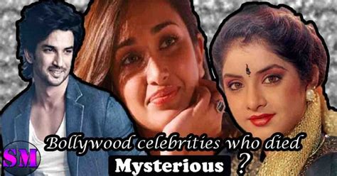 5 Indian Celebrities Who Died In Mysterious Circumstances