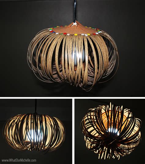 Learn how to use decorative paper to upgrade a plain lampshade. 35 Lovely DIY Paper Lamps
