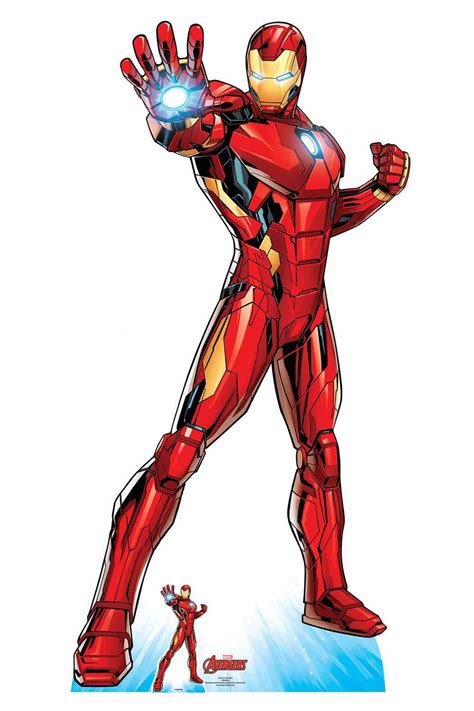 Lifesize Cardboard Cutout Of Iron Man The Avengers Buy Cutouts At