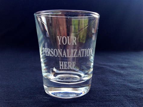 Personalized Engraved Shot Glass Customized For Wedding Etsy
