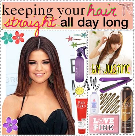 First, wash your locks using a straightening shampoo and also apply conditioner always. -keeping your hair straight all day long♥ | Straight ...