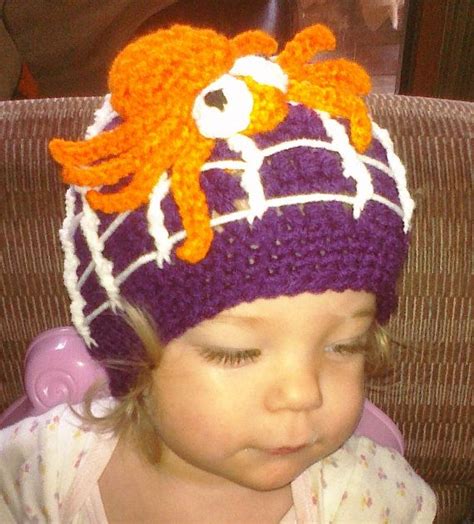 Baby Halloween Spider Beanie Toddler3yrs By Emberleestyles On Etsy 25