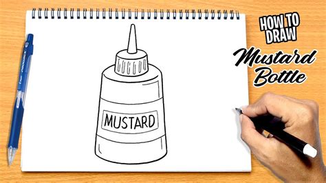 How To Draw Mustard Bottle Youtube
