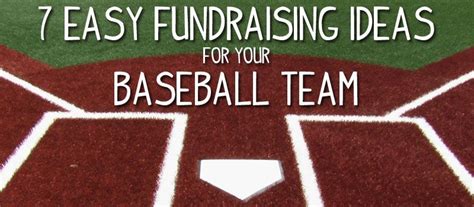 This list of 101+ ideas for fundraising can help get those magical juices flowing. 7 Easy Fundraising Ideas for Your Baseball Team | Baseball ...