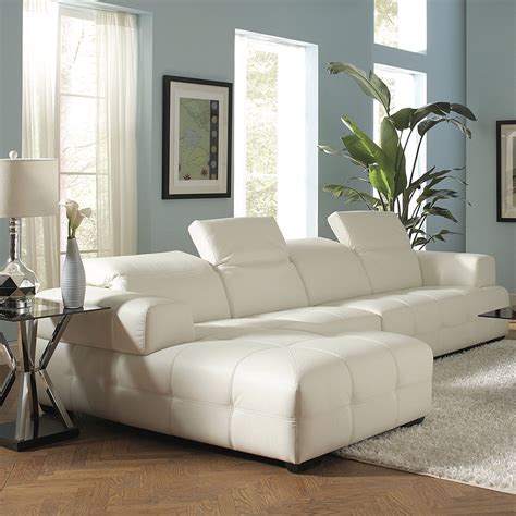 White Contemporary Sofa Interior Design Ideas