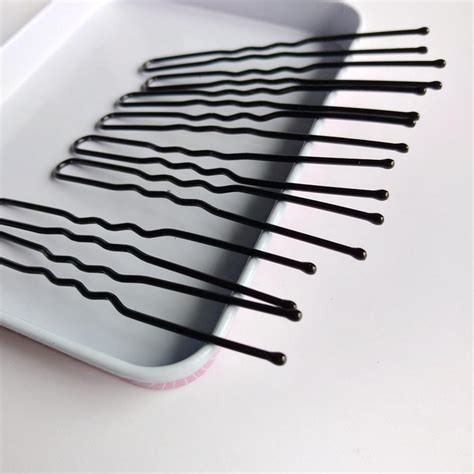 Buy 50pcs Bobby Hair Pins U Shaped Hair Pins Black Metal Hair Clips For Buns Updo Hairstyles At