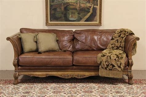 Great news!!!you're in the right place for country sofas and chairs. SOLD - Bernhardt Country French Leather & Carved Fruitwood ...