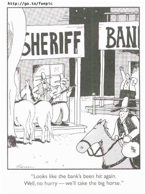 Taking The Big Horsefar Side Far Side Cartoons Cartoon Jokes Big
