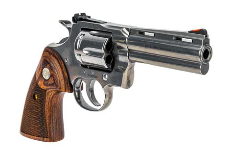 Colt Python 357 Magnum 6 Shot Revolver Fiber Optic Sights Stainless Walnut 425 Python