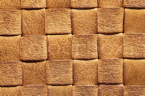 Brown Leather Woven Background Stock Image Colourbox