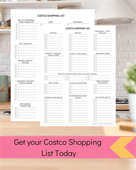 Costco Shopping List In 2021 Costco Shopping Costco Shopping List