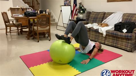 Effective exercises to reduce armpit fat. Stability Ball Workout - YouTube