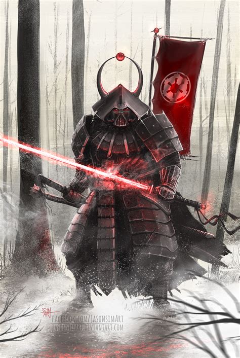 Samurai Vader By Jason Simart Rstarwars