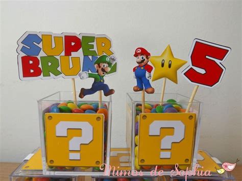 Resultado De Imagem Para Festa Mario Bros Super Mario Bros Party Ideas